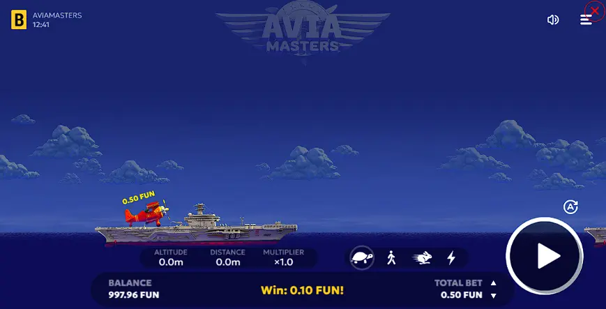 Kas yra Avia Masters demo režimas?
